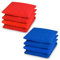 Barcaloo Cornhole Sitzsäcke, wetterfest, Größe und Gewicht, 8 Stück, Entenstoff, ideal für Maisloch, Sitzsack-Wurfspiel und mehr, inklusive Cornhole Bag Tragetasche