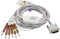 Kompatibles EKG/EKG-Kabel für Schiller AT10, AT10 Plus, AT101, AT102, AT102-Plus, AT104, AT110, AT3, AT5, AT6, AT60 10 Kabel 9.8 ft IEC Banana 4.0mm 15 Pins SK1214B
