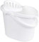 Cubo para fregona de 12 litros, color blanco