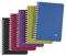 Clairefontaine 329525C Collection Linicolor Intensive Lot de 10 Carnets à Spirale - 9x14cm - 100 Pages Petits Carreaux - Papier Blanc 90g - Couverture Polypro Transparent Couleurs Aléatoires Intensive