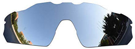 SOODASE Para Oakley Radar EV Pitch Gafas de sol Plata Lentes de repuesto polarizadas