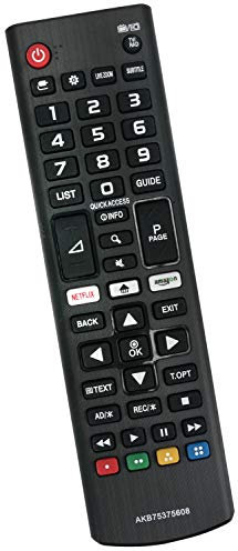 ALLIMITY AKB75375608 Fernbedienung Ersetzen für LG Smart HDR LED TV 32LK6100 43LK6100 43UK6300LLB 43UK6400 43UK6500 49LK6100 49UK6200PLA 49UK6300MLB 49UK6470 50UK6300MLB 50UK6500