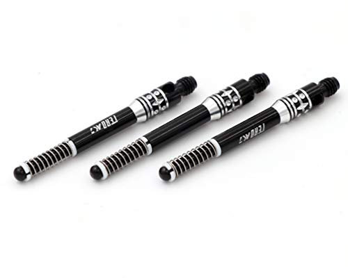 CUESOUL TERO AK7 Alu Dart Shafts Eingebauter Federteleskop, 3er-Set