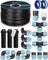 HOLZBRINK Start Set Bewässerungssystem Rasenbewässerung inkl. 30 m LDPE Verlegerohr 25 mm, 5x Versenkregner, HTB-11-5-30