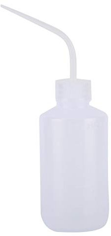 BITHEOUT Regadera de plástico, Regadera Blanca translúcida para Plantas, Regadera exprimible Controla con precisión el Agua para Plantas Colgantes(S)