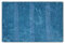 HAC24 Badezimmer Teppich 60x40 cm Badematte Badvorleger WC Bad Duschvorleger Baumwolle Badteppich Badläufer Badezimmermatte Duschvorlage Waschbar (Blau Streifen)