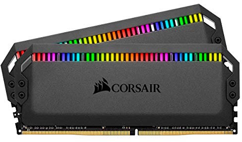 Corsair Dominator Platinum RGB 16GB (2x8GB) DDR4 4000 (PC4-32000) C16 1.4V Desktop Memory - Black