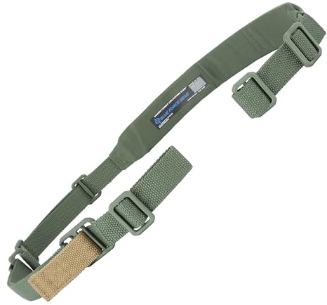 Blue Force Gear Vickers Padded Sling - 2-Point Tactical Rifle Sling - Nylon Hardware - OD Green