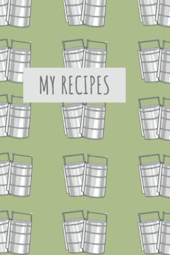 Blank Recipe Book To Write In Your Own Recipes, Recipe Notebook Recipe Organiser, Cooking Recipe Journal, Cook Book Journals Blank Cookbook Fill in, Tiffin Decor,: 300 pages Tiffin Indian recipe book