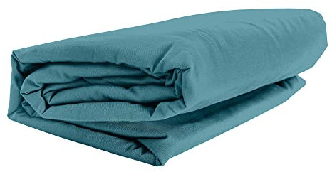 GMD Living Mr. Sandman Spannbettlaken ELASTAN Classic, Farbe:258-karibik, Größe:180-200 x 200-220 cm