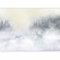 murando - Papier peint panoramique paysage 350x256 cm - Revêtement mural décoration salon - Design moderne - Gris - Chambre salon brouillard cerf chevreuil lac montagnes forêt c-C-10056-a-a