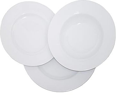Omniacasa Servizio Di Piatti Planet 18 Pezzi Per 6 Persone Colore Bianco Ceramica