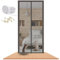 LAIJIANG Pet Screen Door 90x210cm,With Strap Thickened Cat Proof Screen Door Pet Resistant Mesh Dog Cat Scratch Proof Screen With Zipper For Living Room, Bedroom, Kitchen