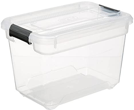H confort xl Box mit Lösungen + 6,4 l, transparent