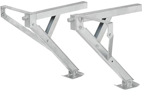 Preiswert&Gut 2x Stützen Höhenverstellbar L & R 600kg je Stück Wohnwagen Stützen 477x195 Höhe 460mm auch für Anhänger geeignet Top Gadgets mit starker Trapezgewinde Nivellierstütze