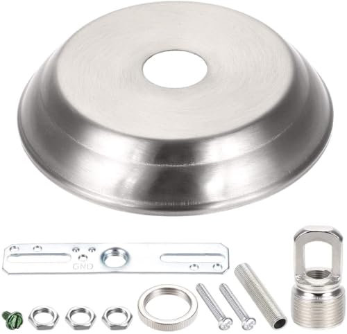 XYWHPGV Deckenpendelleuchte Baldachin Kit mit Schrauböse 130mm 5-1/8 Zoll Nickel gebürstet(d2b6a 39bbe eafed 57ad1 ab0d8 e88b9