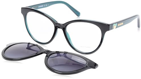 Sonnenbrillen MOSCHINO LOVE MOL051/CS ETJ BLACK TEAL 52/16/140 Damen