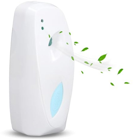 Pwshymi Automatic Sprayer, Wall Mounted Fragrance Dispenser with Timed Light Perception for Bathroom Toilet