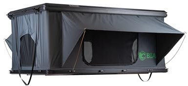 BIA Outdoor Robert - Hartschalendachzelt, Schneller Aufbau, Wetterfest & Robust, Geeignet für SUV & PKW, Ideal für Camping & Outdoor-Abenteuer, Inkl. Matratze & Leiter