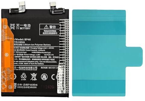 TY BETTERY® Akku BP46 kompatibel mit Xiaomi Mi 12 / Mi 12X 5g
