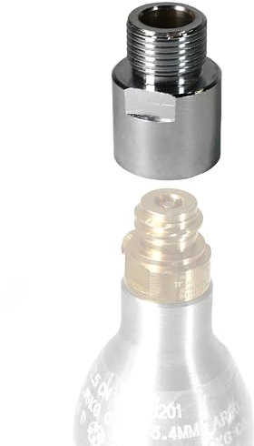 Adapter für CO2 Zylinder von Gewinde TR21-4 auf W21.8 Kohlensäure Flasche Sodazylinder