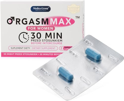 Orgasm Max for Women 2 Capseln Nahrungsergänzungsmittel MACA,Ginseng,L-Arginin