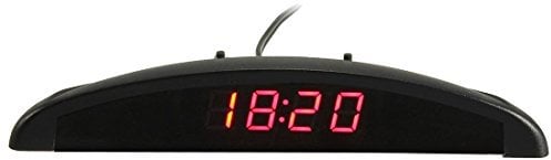 Sessleger -Voltmeter, digital, LED, Spannung 12 V, für Auto, Uhr, Thermometer, Rot