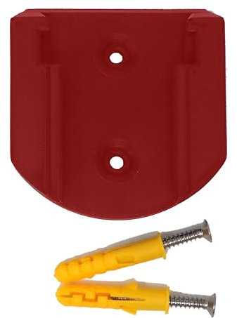 Red Battery Holder Wall Mount for Milwaukee M18 18v Power Tool Battery Storage