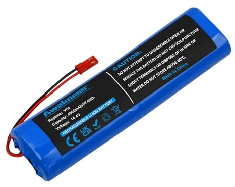 Awekamer 14,4V 4000mAh Lithium Ersatzakku für ILIFE V3s Pro, V50, V5s Pro, V8s, X750 Robot, Ersatzakku für Zaco V3, V40, V5s Pro, V5x, Ersatzakku für Medion MD18500 Batterie