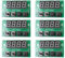 Fnfhsa 6X RGBW Placa Base de 4 Colores Led Par Lights 54X3W 36X3W Piezas de ReparacióN