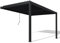 Briconess.com Pergola bioclimatica 4x2.5 mt. addossata in Alluminio con lamelle frangisole orientabili - Antracite