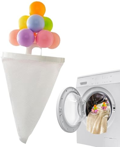 3X Filterbeutel Waschmaschine Haarentferner, 2025 Neu Tierhaarentferner Waschmaschine, Floating Hair Filtering Mesh Removal, Haarentferner Reinigung Dekontamination Haarentferner Waschbälle für Wäsche