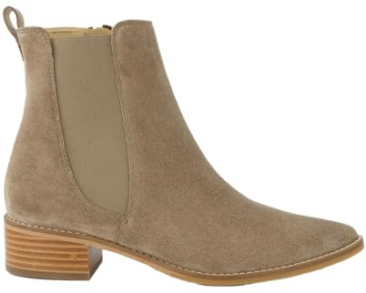 Paul Green Damen Ballerinas mit Absatz 8271-000 Weite XX-Schmal Reißverschluss