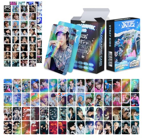 DEFGNOP Kpop Stray Kids Karma 64 Stück Photocard Stray Kids Lomo 60 SKZ Sticker für Fans (ATE-B)