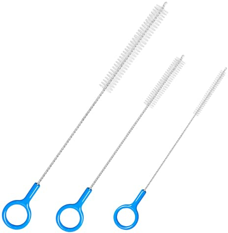 Extra Long Straw Cleaner Brush with Durable Nylon Bristles | Perfect for Reusable Straws, Baby Bottles, Tumblers, Sippy Cups & Narrow Tubes
