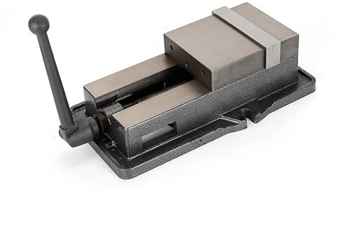 Maschineschraubstock Metall 43 x 20 x 12,2 cm 45 mm Höhe 160 mm Öffnung Tischmontage Maschinenschraubstock Niederzug Schraubstock