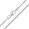 The Chain Company - Sterling Silver 20 Inch 1.5mm Thick Italian Curb Chain Necklace (20)