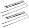 2 Stück SO-TECH Handtuchauszug Chrom 2-armig Handtuchhalter Länge eingeschoben 325 mm Handtuchstange ausgezogen 495 mm