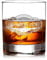 AMAVEL Verre à Whisky avec Gravure Personnalisée Nom et Année, Banderole, 320 ML