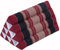 GURU SHOP Dreieck Thaikissen, Dreieckskissen, Kapok - Rot, 30x30x50 cm, Asiatisches Sitzkissen, Liegematte, Thaimatte