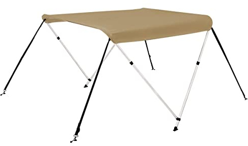Oceansouth 2 Proa Bimini Top con Arranque de Almacenamiento Integrado (Arena, Anchura 1.5m - 1.7m)