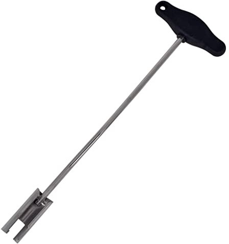 vidaXL Abzieher für Zündkerzenstecker T-Griff Edelstahl 315mm Zündkerzenzange