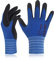 DEX FIT Nitrile Work Gloves FN320, 3D Comfort Stretch Fit, Power Grip, Durable Foam Coated, Thin & Lightweight Premium Nylon, Machine Washable, Blue 7 (S) 3 Pairs