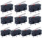 mxuteuk 10Stücke Mikro schalter Endschalter 5A 125 250V AC SPDT 1NO 1NC Kurzhebelarmschalter Druckknopf Typ Mikroschalter 3 polig Lange Gerade Scharnier Hebel Mini-Mikro-Endschalter KW11-3Z02