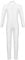 iEFiEL Turnanzug Kinder Mädchen Ganzkörperanzug Trikot Stretch Body Leotard Turnbody für Ballett Gymnastik Sport Training Dancewear Elfenbein (Zipper) 98-104