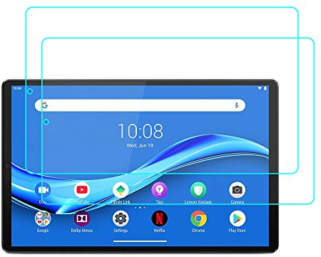 RLTech Lot de 2 films de protection d'écran pour Lenovo Tab M10 FHD Plus, verre trempé 9H, anti-rayures, sans bulles, pour Lenovo Smart Tab M10 FHD Plus TB-X606F 10,3