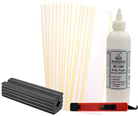Mercia Golf Ultimate Golf Grip Re-gripping Kit for 14 clubs with 8ozs Solvent, 15 grip strips, Rubber Vice Clamp and Hook Bladed Knife.