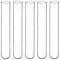 Labasics 50 Stück Reagenzgläser Glas, 50 Pack Test Tubes Borosilikatglas Rundboden Reagenzglas, 12 mm OD X 75 mm Länge