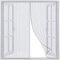 Domiss Tenda Magnetica Zanzariera 80x130cm, Zanzariera Magneti Rete Anti Zanzare, Rete Porte per Balconi, Portefinestre