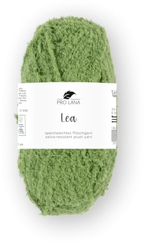 Pro Lana Lea speichelechtes Plüschgarn Teddygarn 25g 100% Polyester (75 moos)